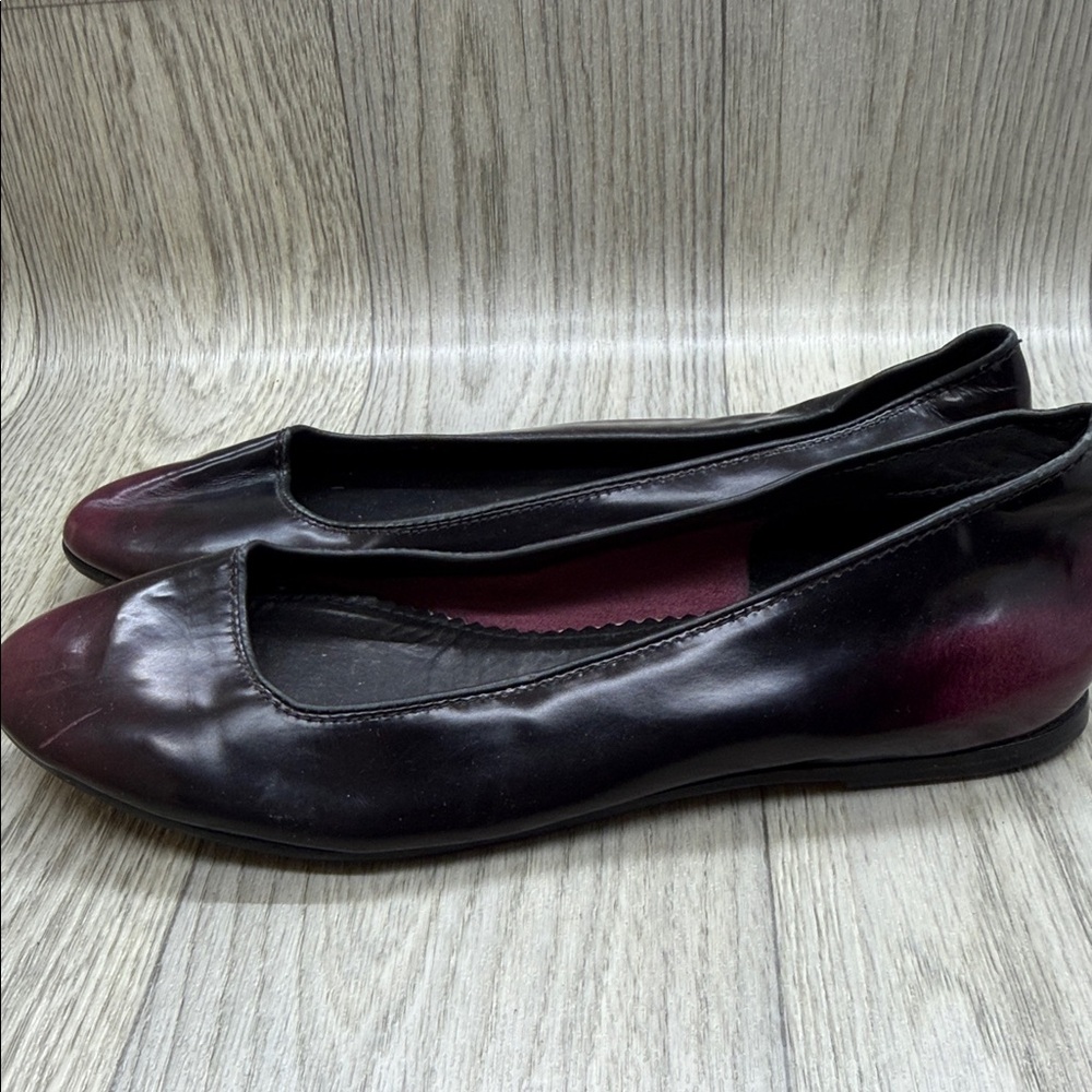 rag & bone Dark Burgundy Women's Flats - Picture 4 of 10